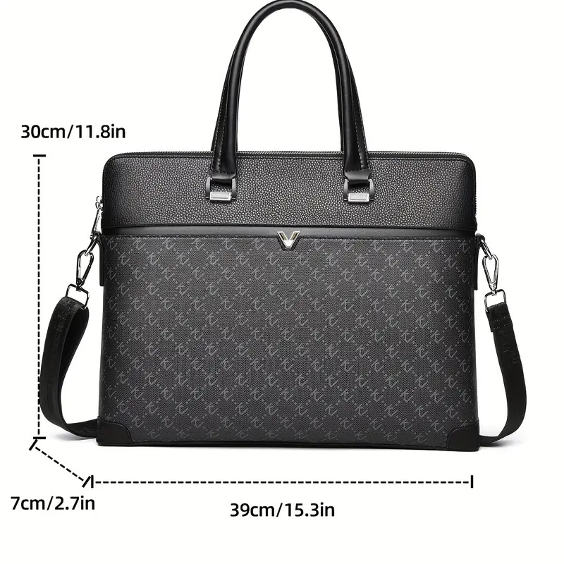 MetroLux Leather Tote