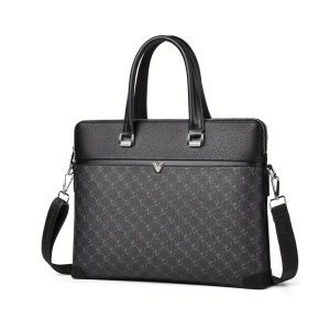 MetroLux Leather Tote