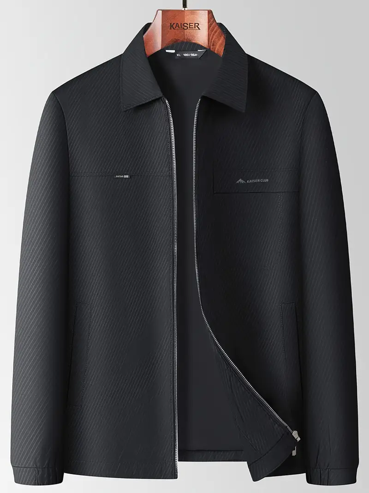 KAISER Men's Lightweight Casual Zip-Up Jacket