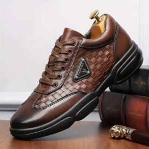 leather sneakers