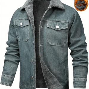 blue winter jacket