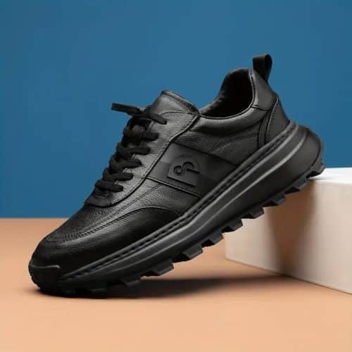 leather sneaker shoes