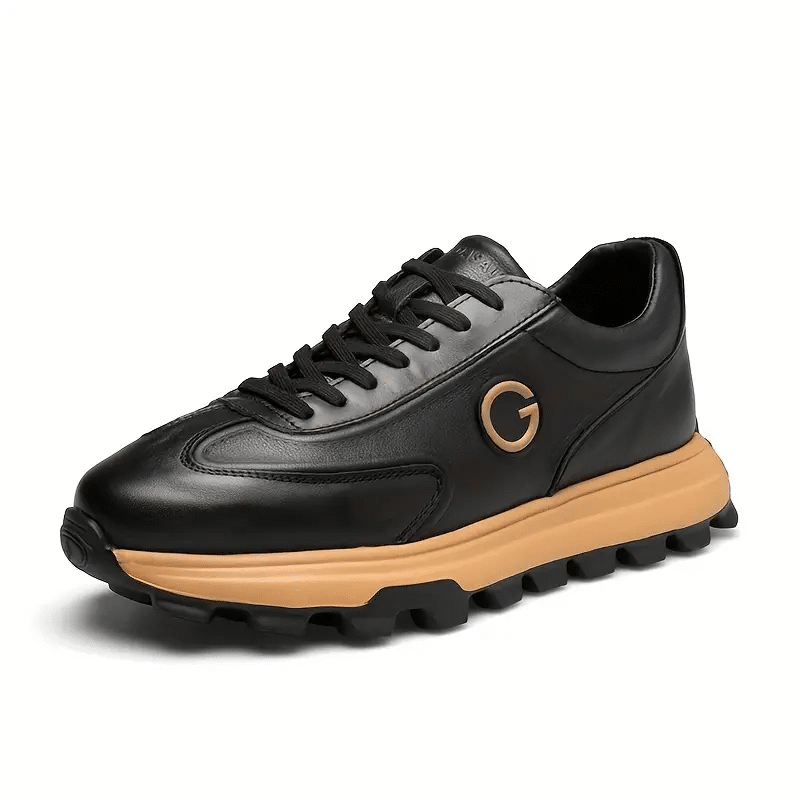 Original black leather sneakers