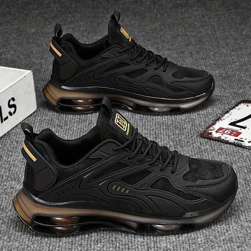 Black sneakers shoes