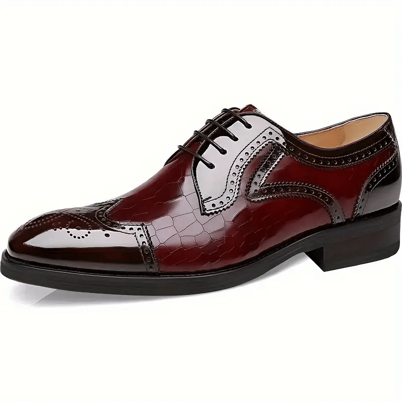 brown leather shoes