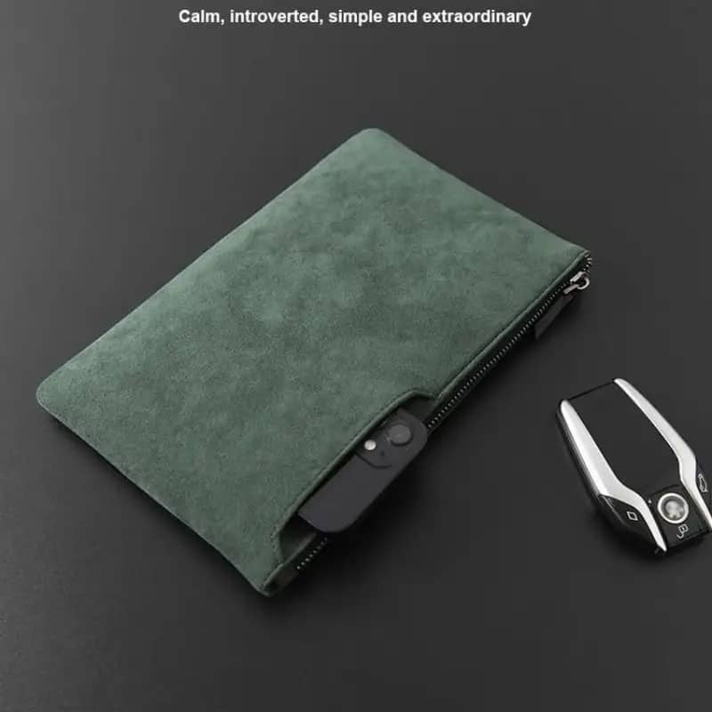Suede Envelope Bag