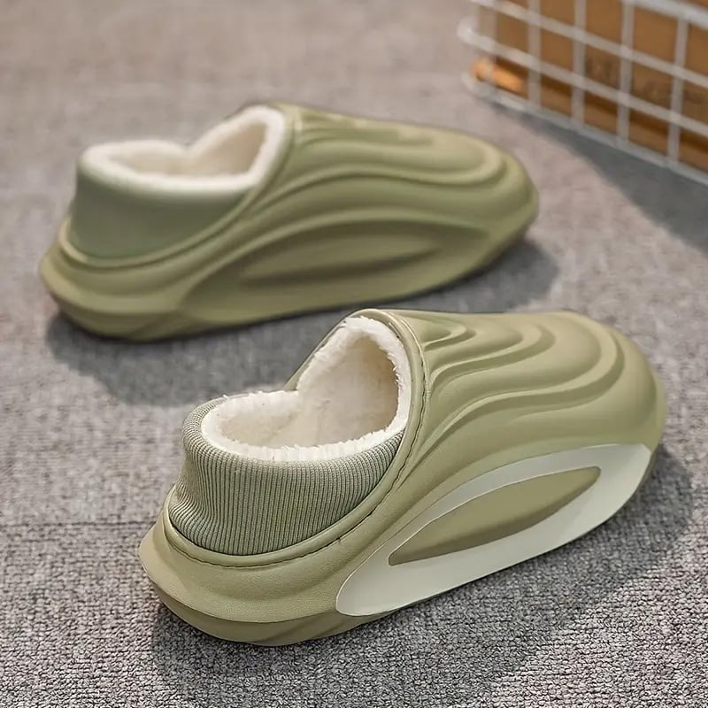 CozyStep Fleece-Lined Slip-On Slippers