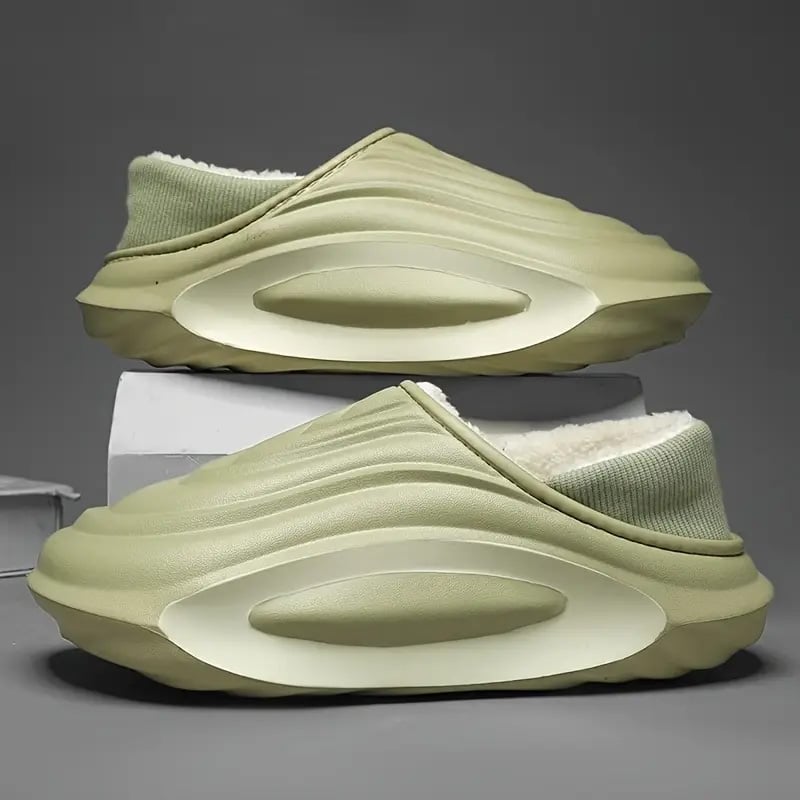 CozyStep Fleece-Lined Slip-On Slippers
