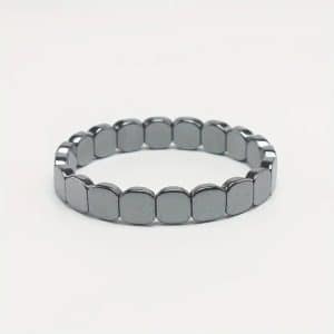 Men’s Retro Black Stone Bracelet