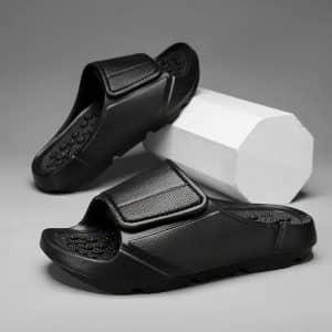 mens black sandals