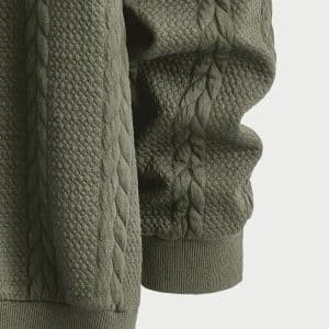 CableCore Knit Zip Hoodie