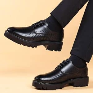 Black Lace-Up Sandals for Men