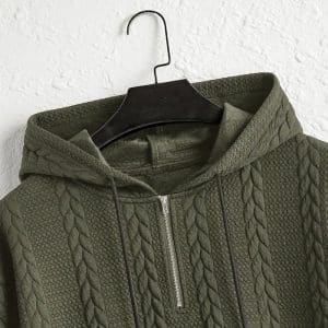 CableCore Knit Zip Hoodie