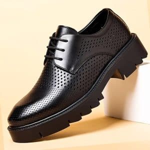 Black Lace-Up Sandals for Men