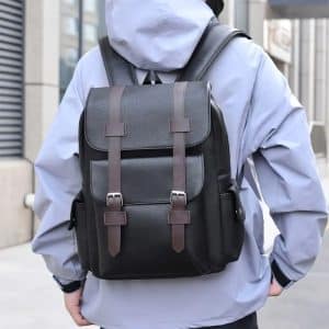 Black Unisex Laptop Backpack
