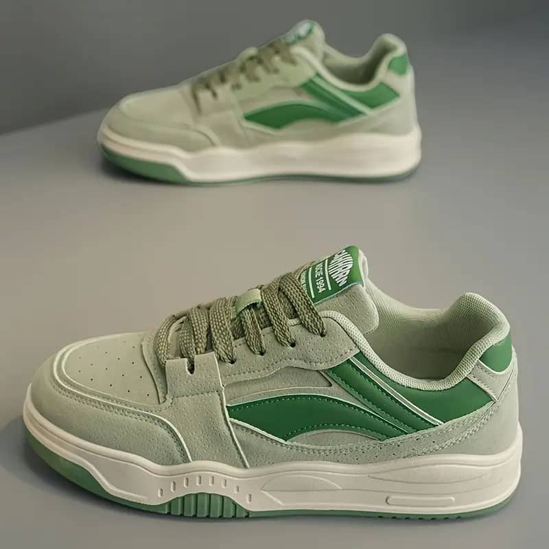green shoes