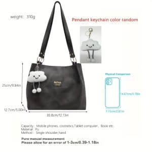 Large capacity shoulder bag